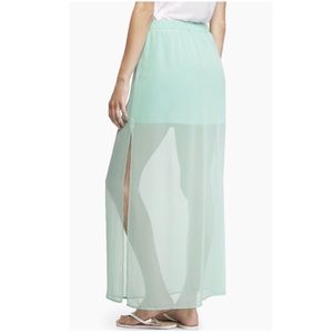 Mint sheer skirt